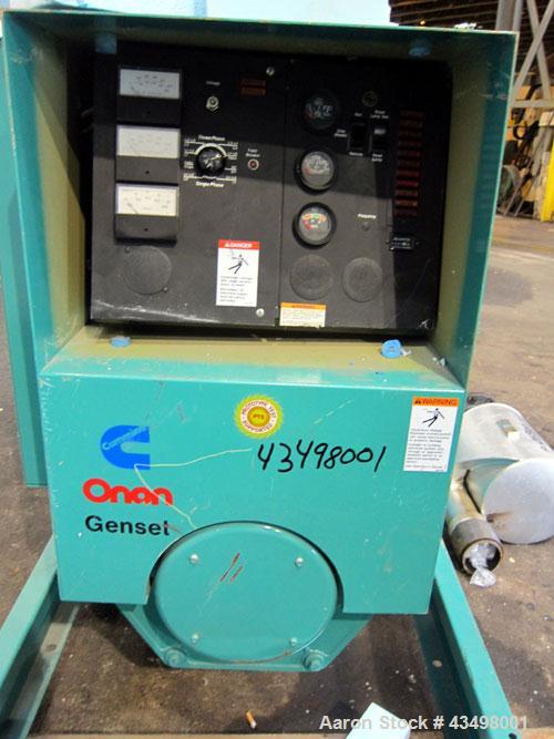 Used Cummins 125kW Diesel Generator Set, model 125DGEA, serial H920481242. Cummins model 6CT8.3-G engine rated 207 hp @ 1800 rpm, serial #44784082. 3/60/120/240V (rated 83 kW as single phase), 200 am...