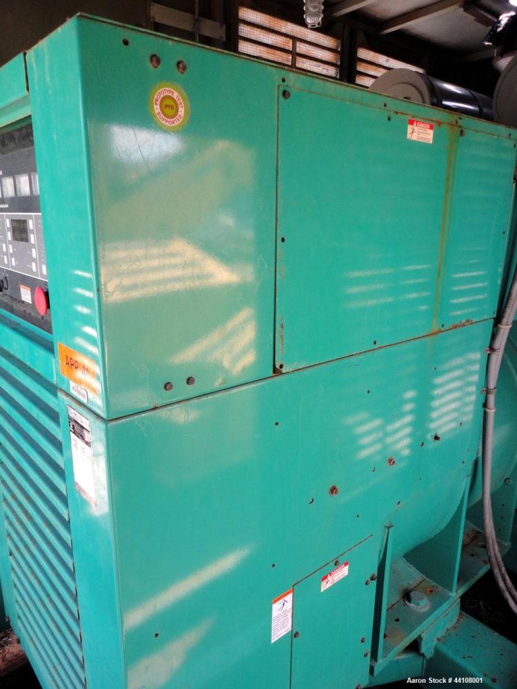 Used Cummins 1500 kW standby (1250kW prime) diesel generator set. Cummins Model 1500DFLE-1062, SN-F000120500, Cummins KTA50-G9 engine rated 2220 HP at 1800 RPM, emissions EPA tier 1, SN-33146331. 3/6...