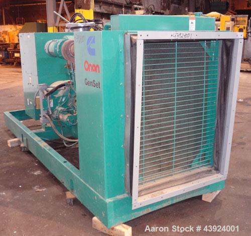Used Cummins / Onan 275kW Standby (250 kW Prime) Diesel Generator Set. Cummins model 275DFBF, SN- H940551392. Cummins NT-855-G6 engine rated 435 HP @ 1800 RPM. 3/60/277/480V. 500 Amp main-line circui...