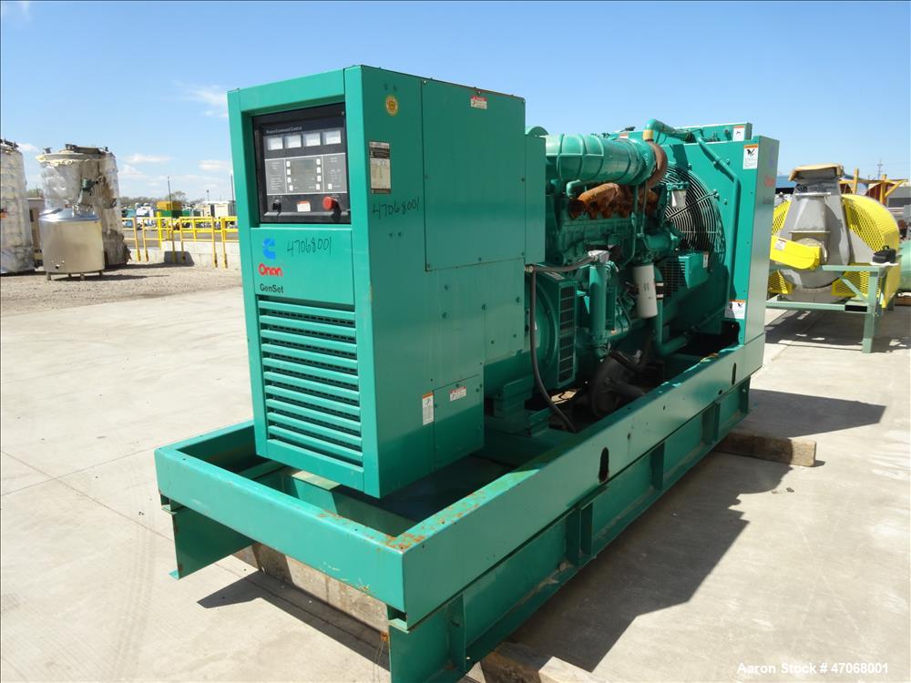 Used Cummins 275 kW diesel generator  model 275DFBF. Cummins NT855-G6 engine