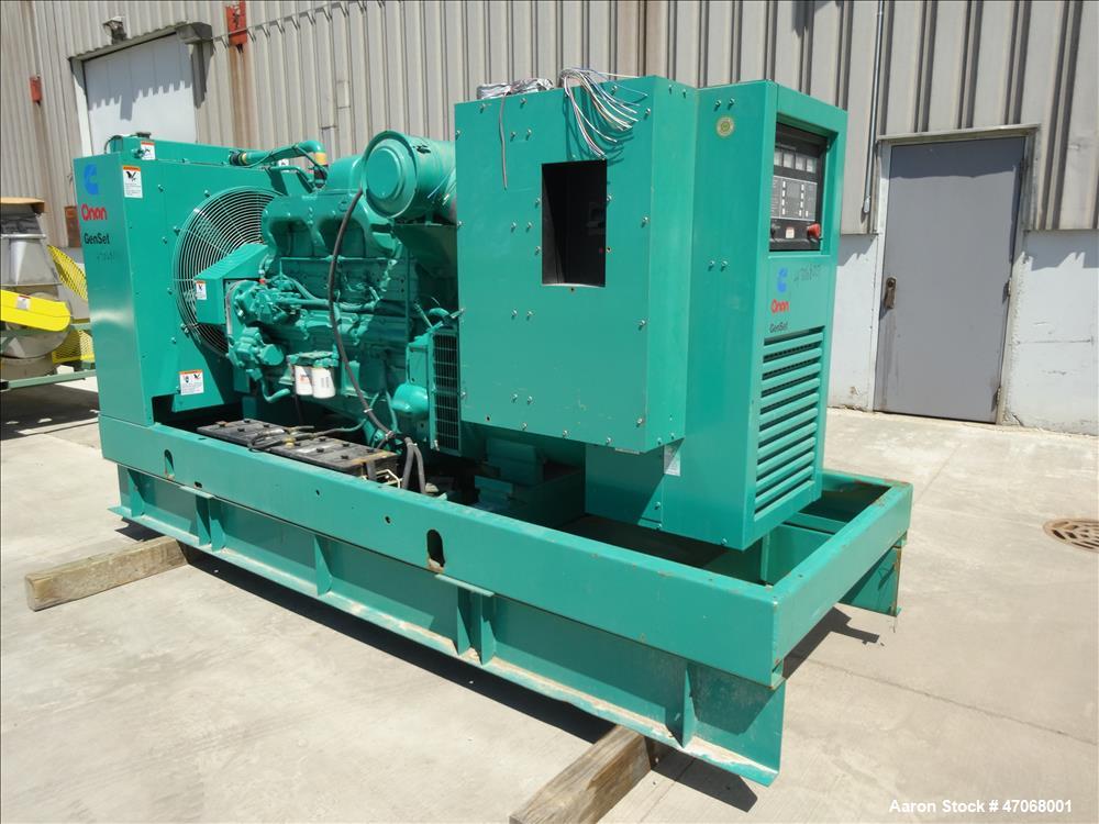 Used Cummins 275 kW diesel generator  model 275DFBF. Cummins NT855-G6 engine