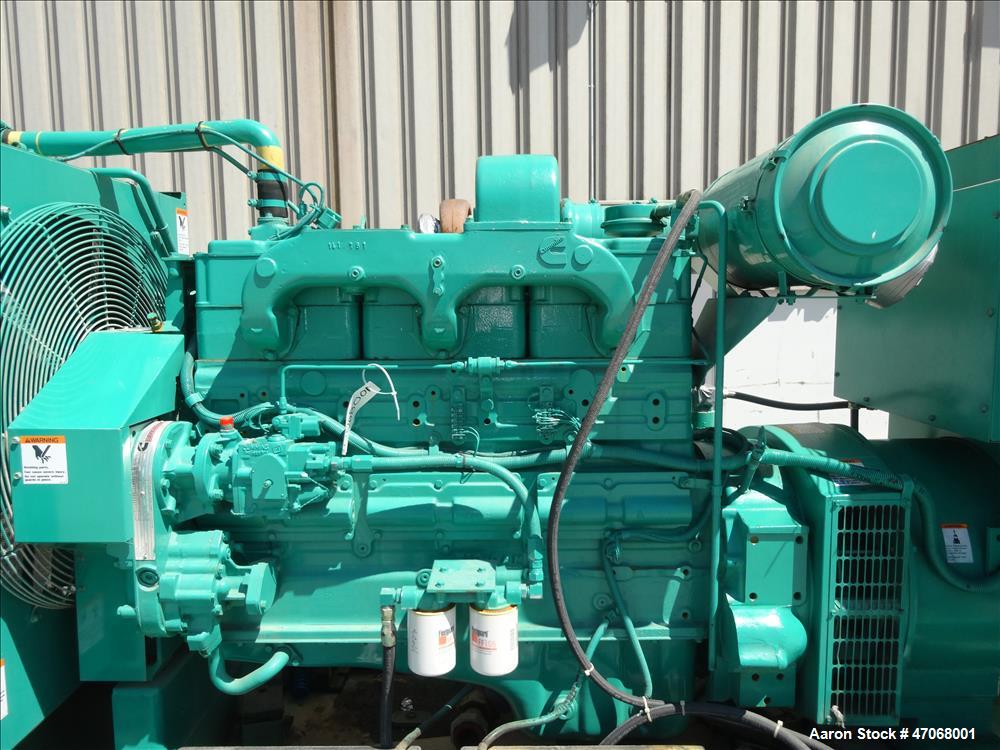 Used Cummins 275 kW diesel generator  model 275DFBF. Cummins NT855-G6 engine