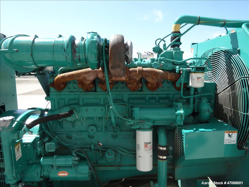 Used Cummins 275 kW diesel generator  model 275DFBF. Cummins NT855-G6 engine