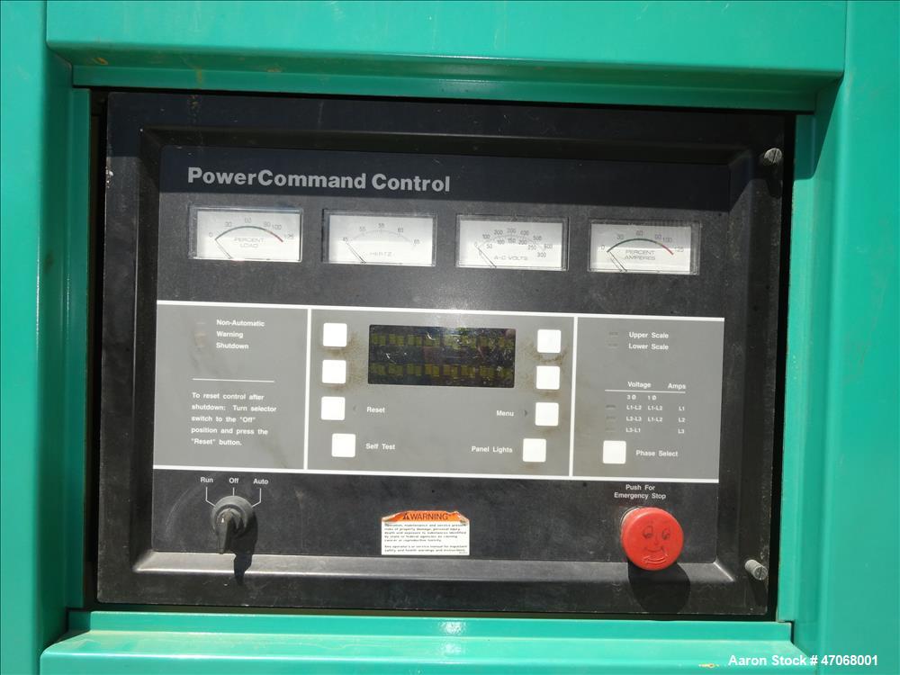 Used Cummins 275 kW diesel generator  model 275DFBF. Cummins NT855-G6 engine