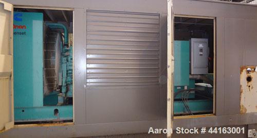 Used Cummins 450kW standby (410 kW prime) diesel generator set, Cummins DFEC, SN-H920478934. Cummins KTA19-G3 engine rated 685 HP @ 1800 RPM, SN-31143698. 3/60/277/480 V. PMG permnaent magnet generat...