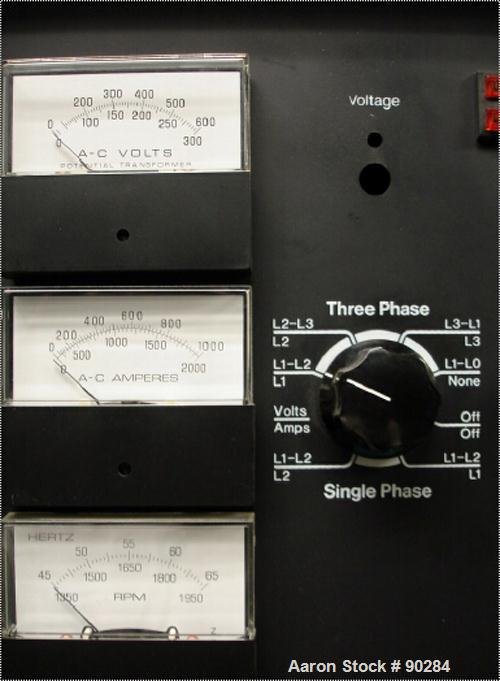 USED: Cummins/Onan 500 kW diesel driven generator, model 500DFY-4XR. 625 kva, 3/60/277-480 volt, 1800 rpm, 752 amp. Driven by a Cummins engine, model VTA1710PGC800, radiator cooled, SO #68900, serial...