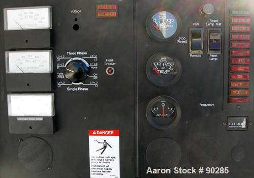 USED: Cummins/Onan 500 kW diesel driven generator, model 500DFY-4XR. 625 kva, 3/60/277-480 volt, 1800 rpm, 752 amp. Driven by a Cummins engine, model VTA1710PGC800, radiator cooled, SO #68900, serial...