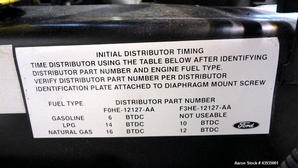 Used- Cummins / Onan 80 kW Standby Natural Gas Generator Set, Model 80GGHC-67, Serial E990909239. Ford LSG-875I-6005-A engin...