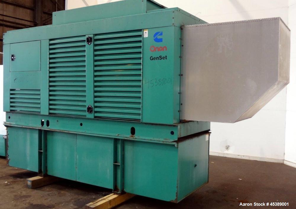 Used Cummins 300 kW Standby Diesel Generator Set, Model 300 DFCB