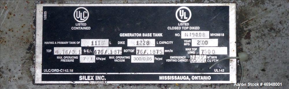 Used Cummins 350 kW diesel generator  model DFCC. Cummins NTA855-G3 engine