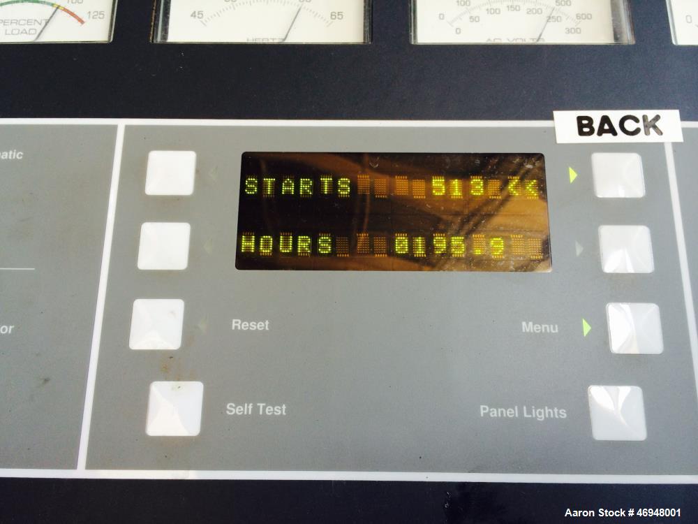 Used Cummins 350 kW diesel generator  model DFCC. Cummins NTA855-G3 engine