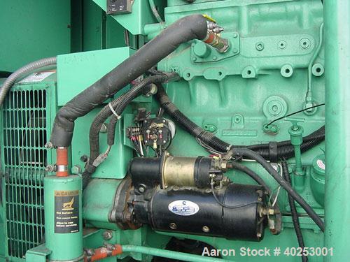 Unused-Used: Cummins Onan 400 kW diesel generator set, model DFCE, 3/60/480V. Sound enclosure, 24 hour fuel tank, 228 hours. Built 6/8/98.