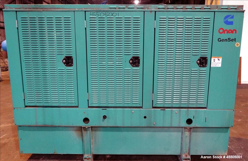 Used Cummins 80kW Standby Diesel Generator Set, Model DGDA