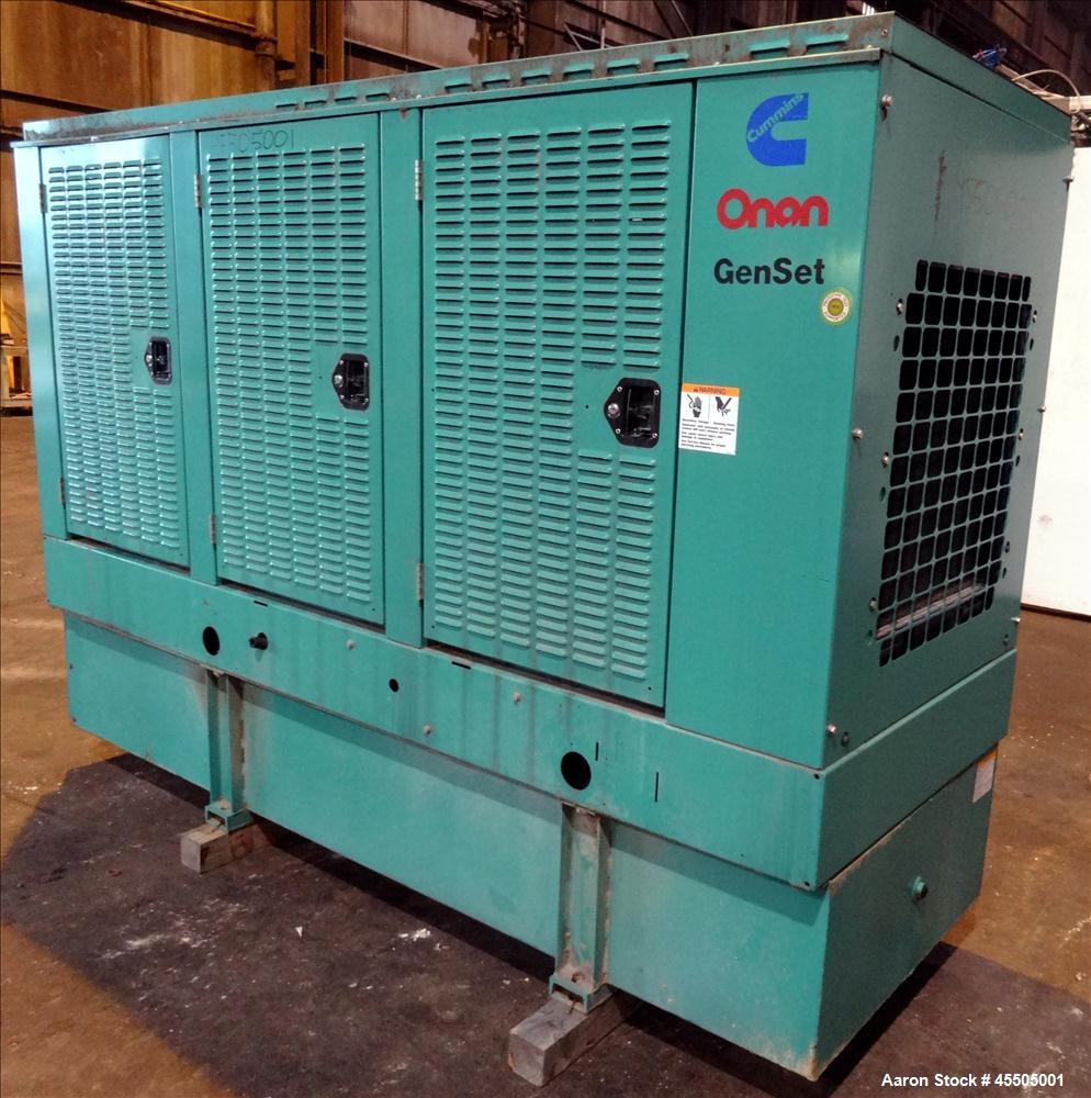 Used Cummins 80kW Standby Diesel Generator Set, Model DGDA