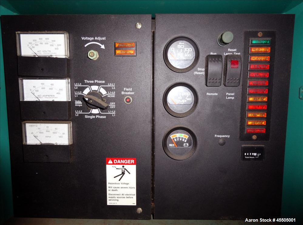Used Cummins 80kW Standby Diesel Generator Set, Model DGDA
