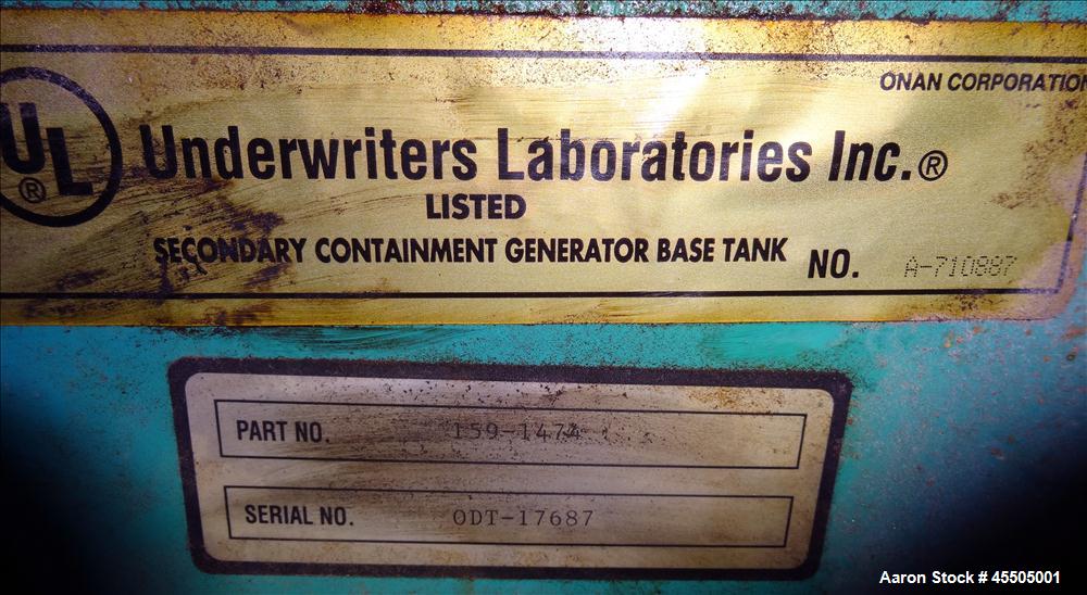 Used Cummins 80kW Standby Diesel Generator Set, Model DGDA