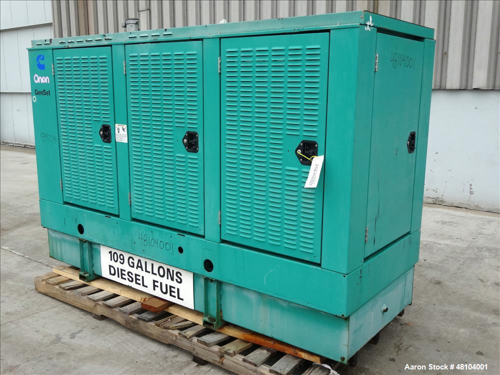 Used Cummins 100 kW Standby (90 kW Prime) Diesel Generator Set, Model DGDB-3382