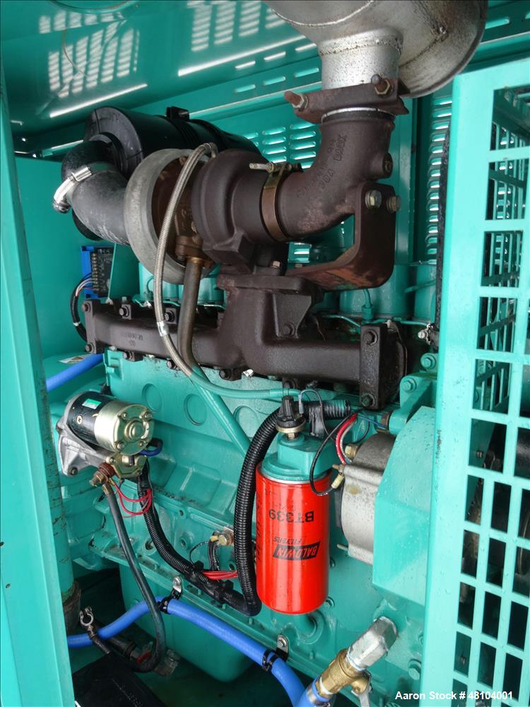 Used Cummins 100 kW Standby (90 kW Prime) Diesel Generator Set, Model DGDB-3382