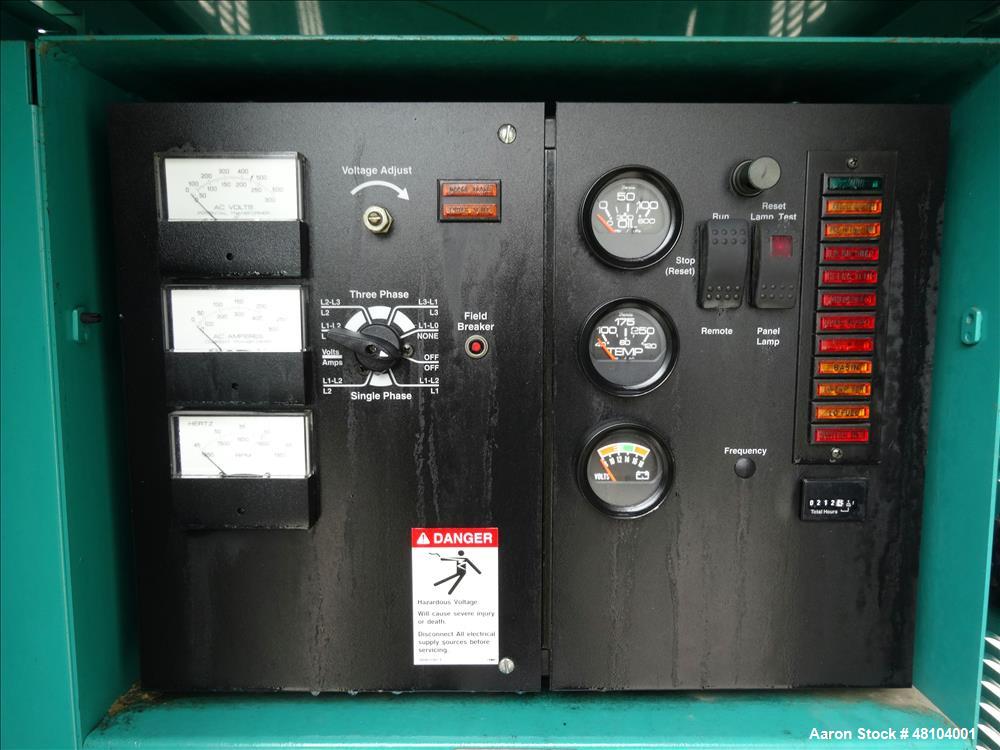 Used Cummins 100 kW Standby (90 kW Prime) Diesel Generator Set, Model DGDB-3382