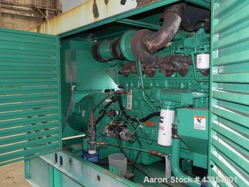 Used Cummins Onan 350 kW standby (315 kW prime) diesel generator set. Cummins model 350DFCC, SN-F980760961. Cummins NTA855-G3 engine SN-303622328, rated 535 HP @ 1800 RPM, turbocharged and aftercoole...