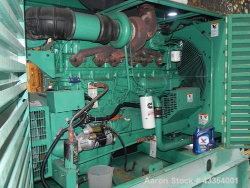 Used Cummins Onan 350 kW standby (315 kW prime) diesel generator set. Cummins model 350DFCC, SN-F980760961. Cummins NTA855-G3 engine SN-303622328, rated 535 HP @ 1800 RPM, turbocharged and aftercoole...