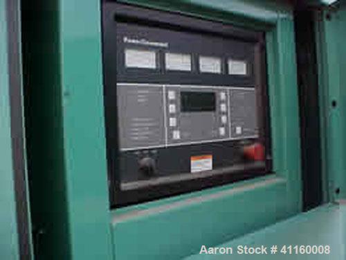 Used Cummins / Onan 400 kW Diesel Generator Set. 3/60/277/480V. Cummins NTA855G5 engine. Onan model 400 DFCE, 1800 rpm, 0.8 pf, 10 lead, standby rating, 800 amp breaker. Weatherproof enclosure. 400 g...
