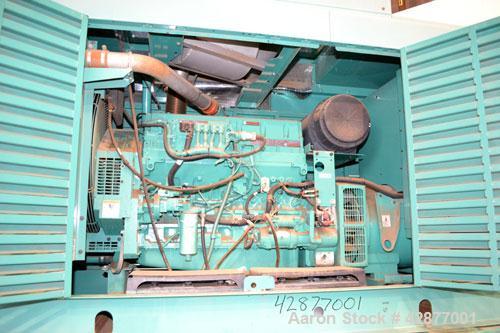 Used Cummins/Onan 250 kW diesel generator set. model DQAD 5706228, Cummins model QSM11-G2, SN-35122041, rated 430 HP @ 1800 RPM, EPA Tier I. 3/60/120/208/277-480V. Currently set up for 208V, reconnec...