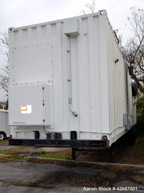 Used Cummins 2000 kW Standby Utility Grade Portable/Trailer Diesel Generator Se
