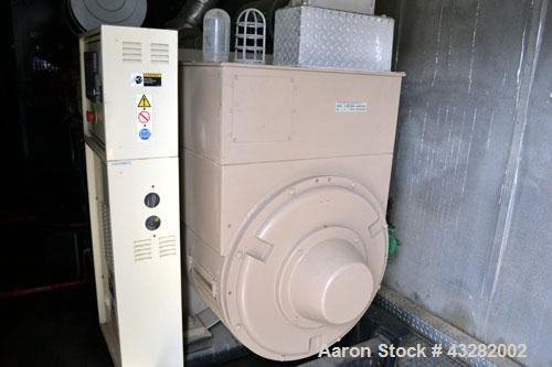 Used Cummins 900 kW standby (810kW prime) portable diesel generator set. Cummins model QST30-G2 Engine, Spec-D573001GX03, SN-37223214, emissions EPA tier 1. Newage Stamford generator SN-02126629/001....