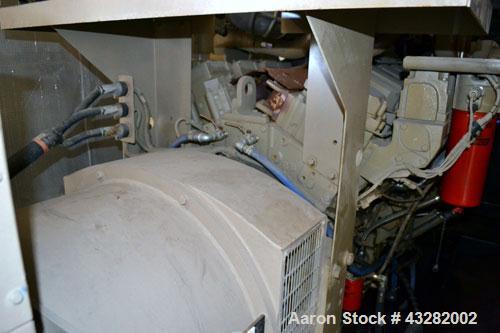 Used Cummins 900 kW standby (810kW prime) portable diesel generator set. Cummins model QST30-G2 Engine, Spec-D573001GX03, SN-37223214, emissions EPA tier 1. Newage Stamford generator SN-02126629/001....