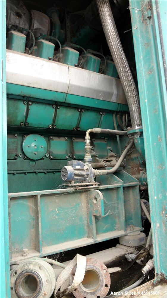 Used Cummins 1250 kW Natural Gas Generator Set SN-J0K189310. Cummins QSV91-G engine, 1200 rpm, SN-66300334. 3/60/480V. Top end overhaul completed. Generator end rewound. Last documented hours 15748. ...