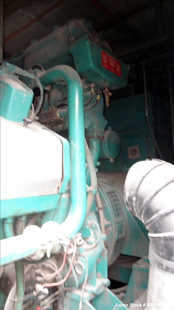 Used Cummins 1250 kW Natural Gas Generator Set SN-J0K189310. Cummins QSV91-G engine, 1200 rpm, SN-66300334. 3/60/480V. Top end overhaul completed. Generator end rewound. Last documented hours 15748. ...