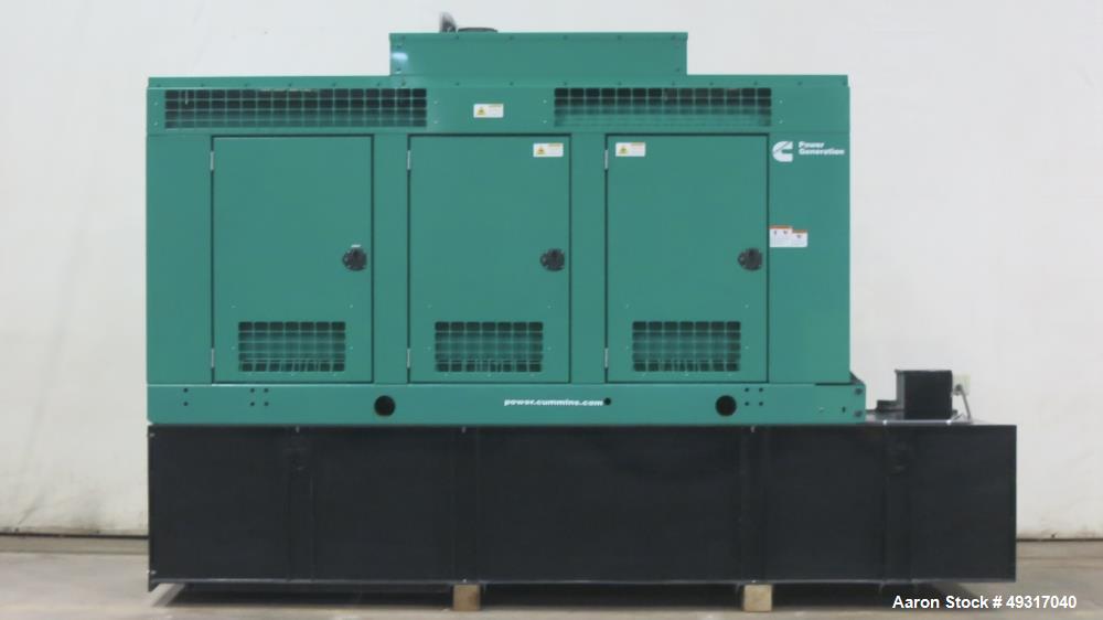 Used Cummins 450 kW Diesel Generator Set — QSX15-G9, 91 Hours, 2020