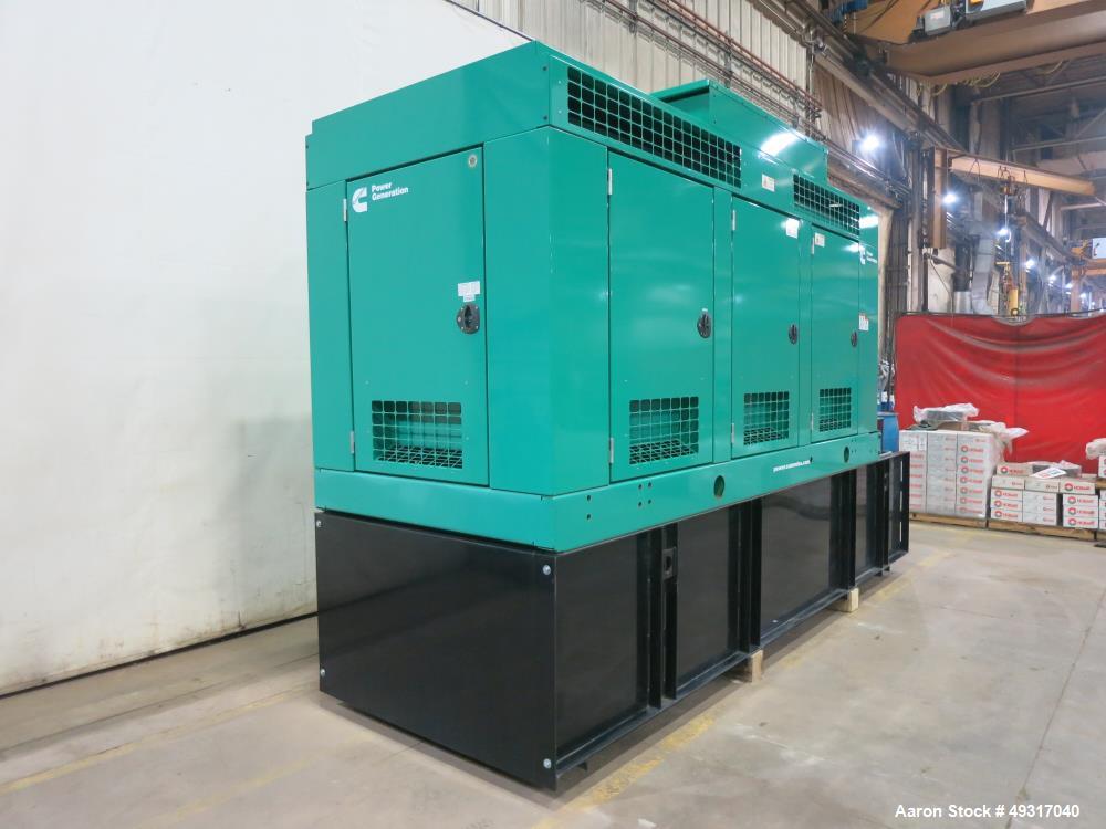 Used Cummins 450 kW Diesel Generator Set — QSX15-G9, 91 Hours, 2020