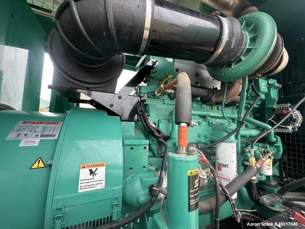 Used Cummins 450 kW Diesel Generator Set — QSX15-G9, 91 Hours, 2020