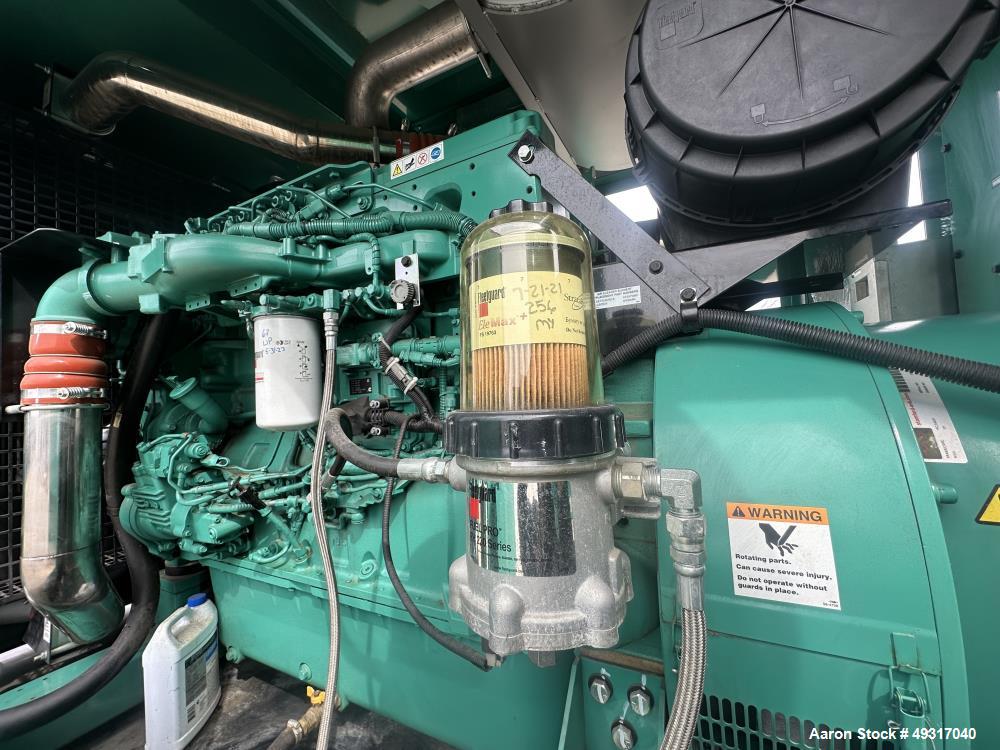 Used Cummins 450 kW Diesel Generator Set — QSX15-G9, 91 Hours, 2020