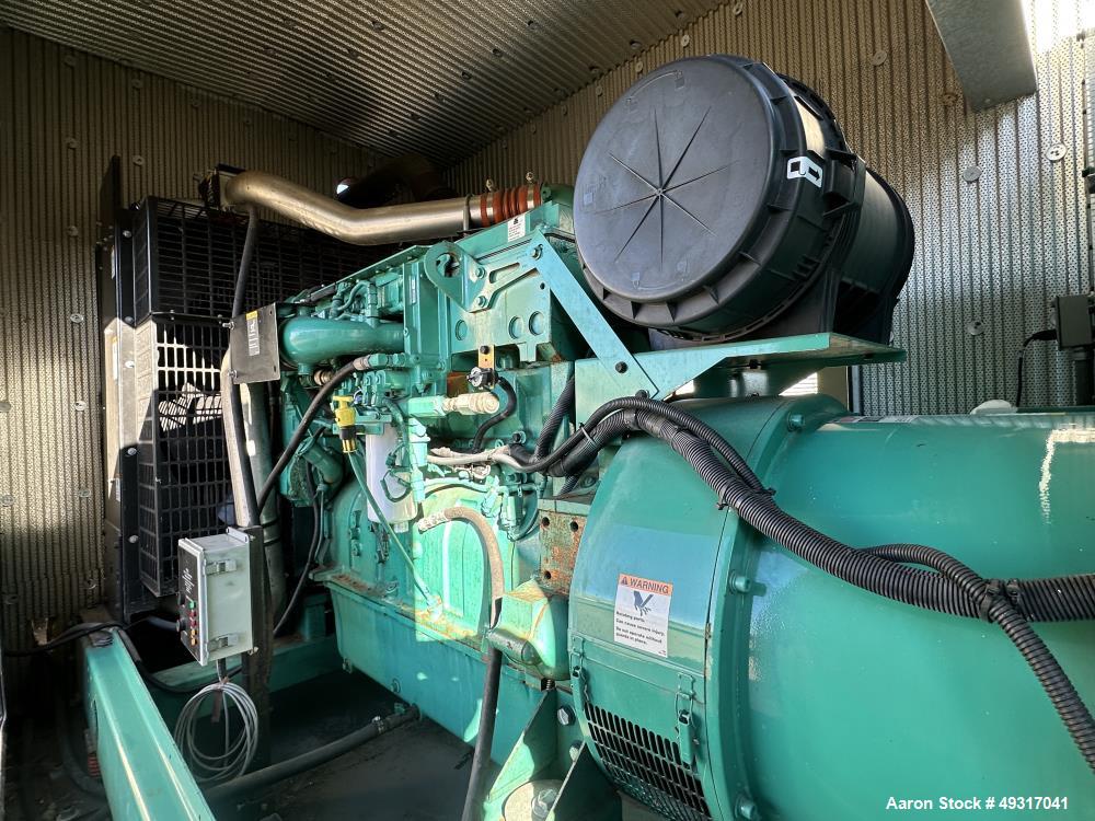 Used Cummins DFEK 500 kW Diesel Generator — QSX15-G9, 328 Hrs, UL 2200