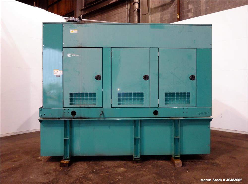 Used Cummins 500 kW Diesel Generator Model DFEK. Cummins QSK15-G9 Engine.