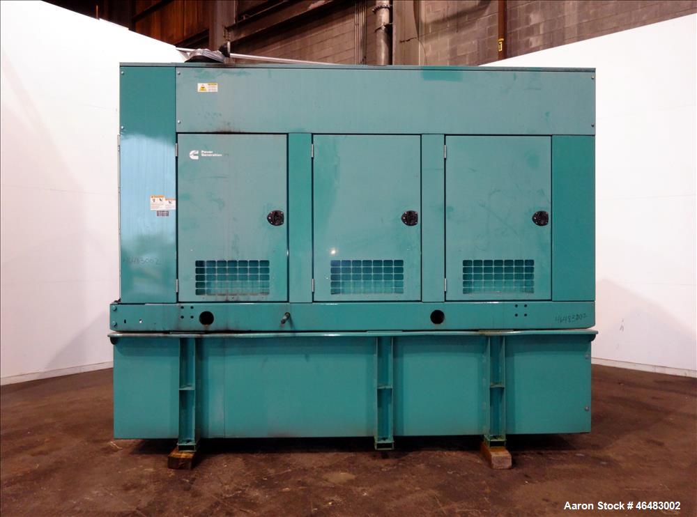 Used- Cummins 500 kW Diesel Generator Model DFEK. Cummins QSK15-G9 Engine.