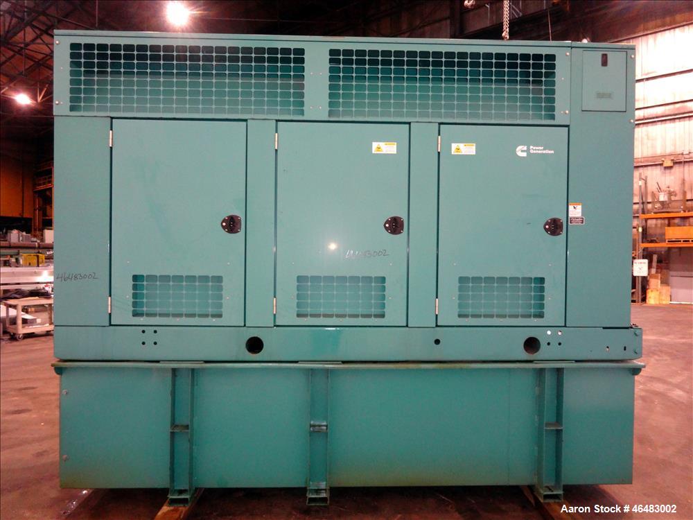 Used- Cummins 500 kW Diesel Generator Model DFEK. Cummins QSK15-G9 Engine.