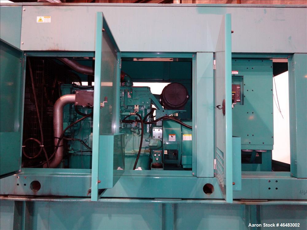 Used Cummins 500 kW Diesel Generator Model DFEK. Cummins QSK15-G9 Engine.