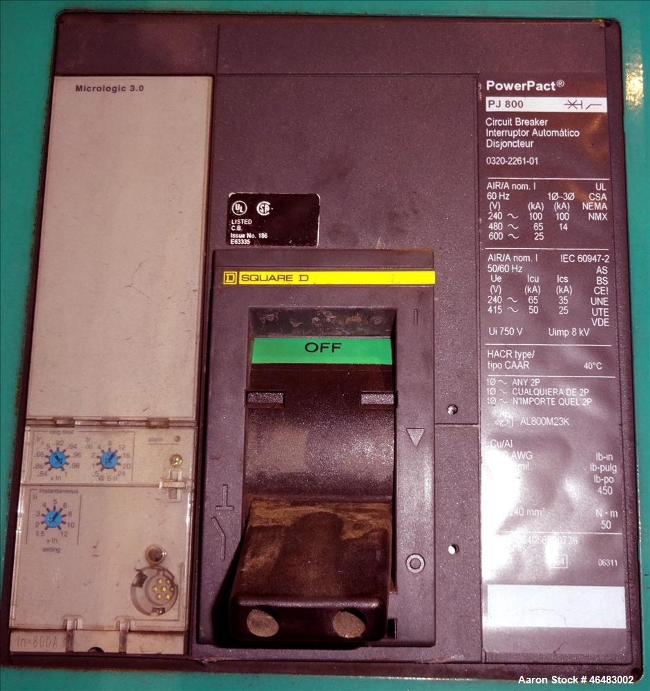 Used Cummins 500 kW Diesel Generator Model DFEK. Cummins QSK15-G9 Engine.