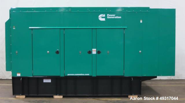 2025 Cummins DFEK 500 kW Generator Set – UL2200 – 0 Hours – Sound Attenuated