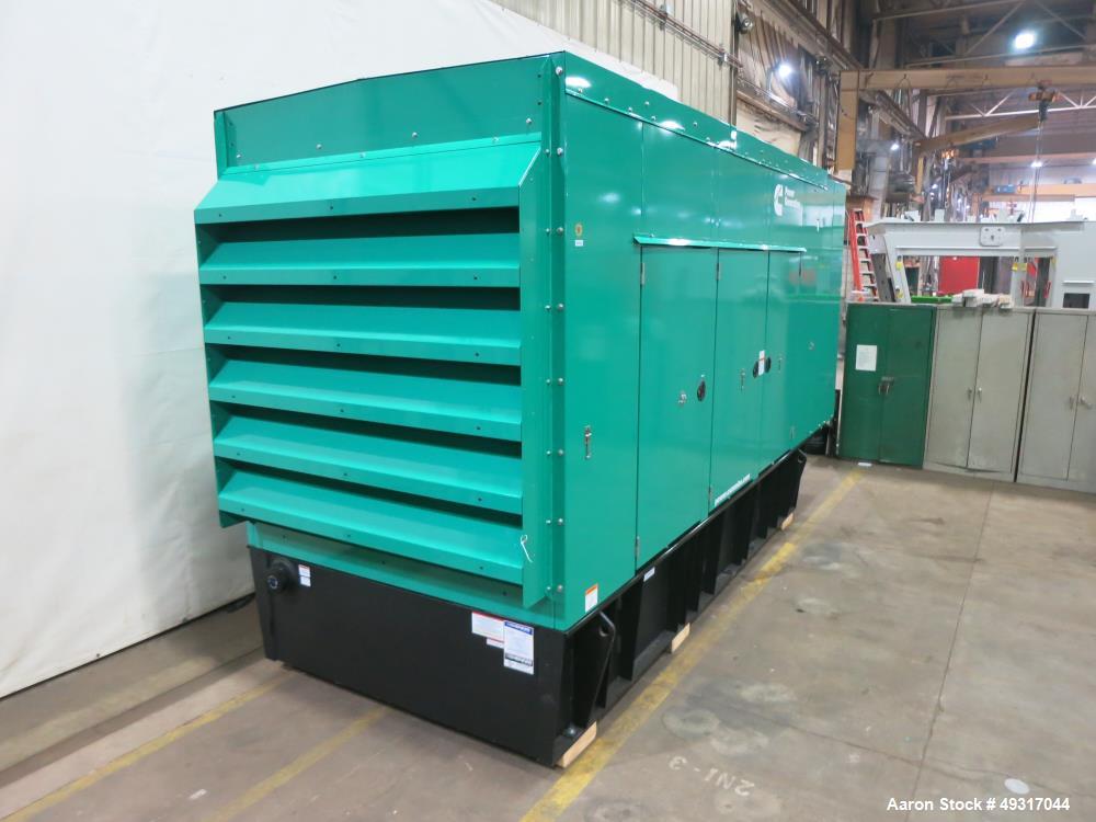 2025 Cummins DFEK 500 kW Generator Set – UL2200 – 0 Hours – Sound Attenuated