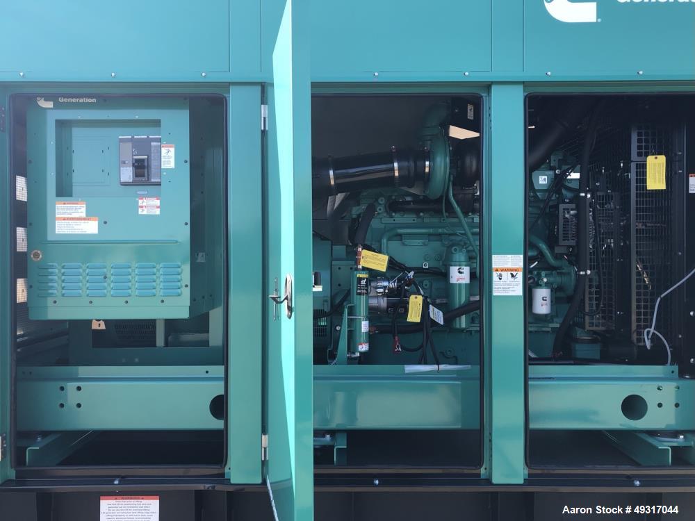 2025 Cummins DFEK 500 kW Generator Set – UL2200 – 0 Hours – Sound Attenuated