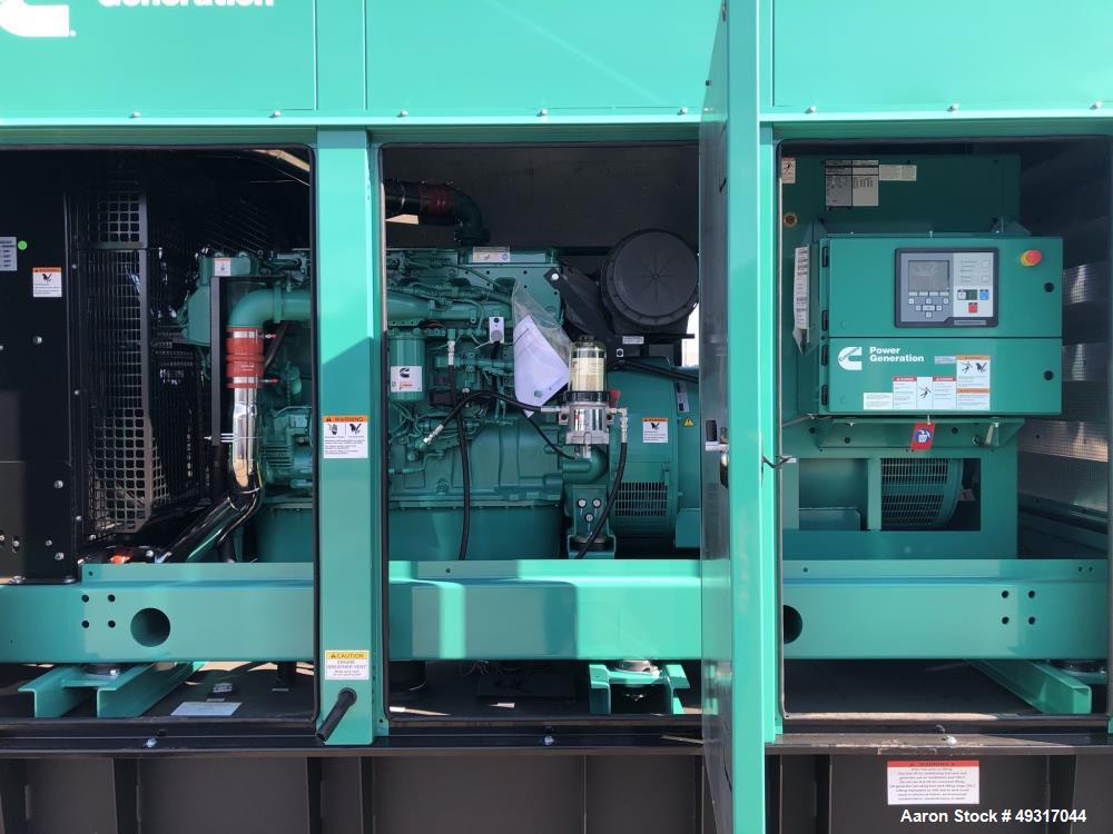 2025 Cummins DFEK 500 kW Generator Set – UL2200 – 0 Hours – Sound Attenuated