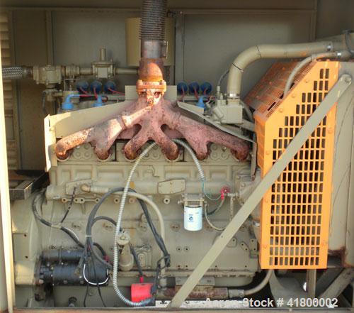 Used Cummins 135 kW Continuous Rated Natural Gas Generator Set. Cummins G855 natural gas engine rated 220HP at 1800RPM, SN-25192077. Stamford / Newage 120/208/277/480V generator end. 400 Amp main-lin...