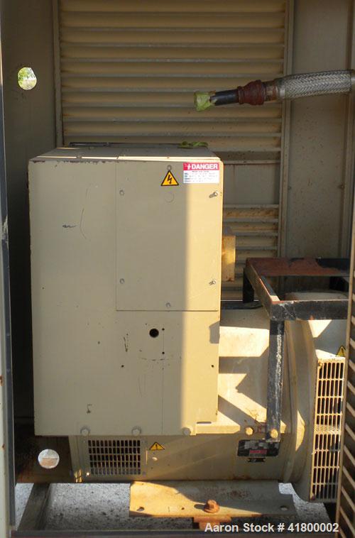 Used Cummins 135 kW Continuous Rated Natural Gas Generator Set. Cummins G855 natural gas engine rated 220HP at 1800RPM, SN-25192077. Stamford / Newage 120/208/277/480V generator end. 400 Amp main-lin...