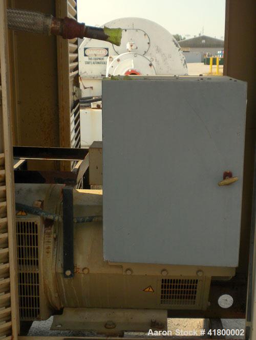 Used Cummins 135 kW Continuous Rated Natural Gas Generator Set. Cummins G855 natural gas engine rated 220HP at 1800RPM, SN-25192077. Stamford / Newage 120/208/277/480V generator end. 400 Amp main-lin...