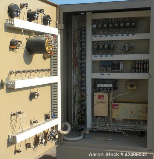 Used Cummins 510 kW Standby Generator Set. 3/60/277/480V. Cummins Engine Model VTA-1710-GS, Engine No. 37102212. Stand alone control panel with 800 Amp breaker. 314 hrs.
